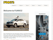 Tablet Screenshot of funny2.com